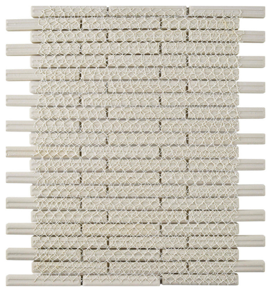 Rustica Brick Mosaic Floor and Wall Tile, Highlands, Sample