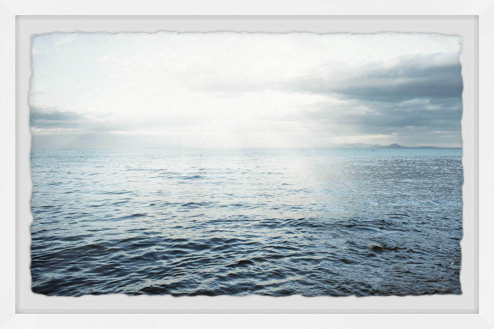 "Deep as the Ocean" Framed Painting Print, 36x24