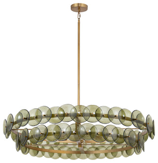 Maxim 21824 Loren 6 Light 42"W Drum Chandelier - Gunmetal