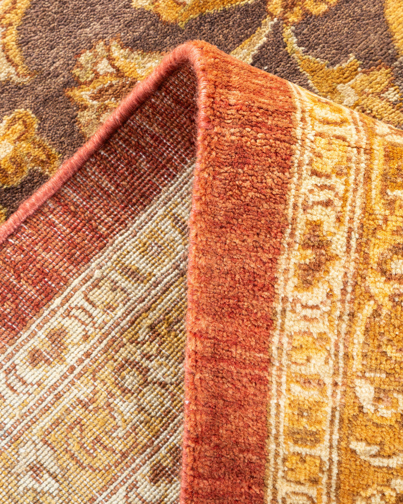 Mogul, One-of-a-Kind Hand-Knotted Area Rug Orange, 8'4"x10'3"