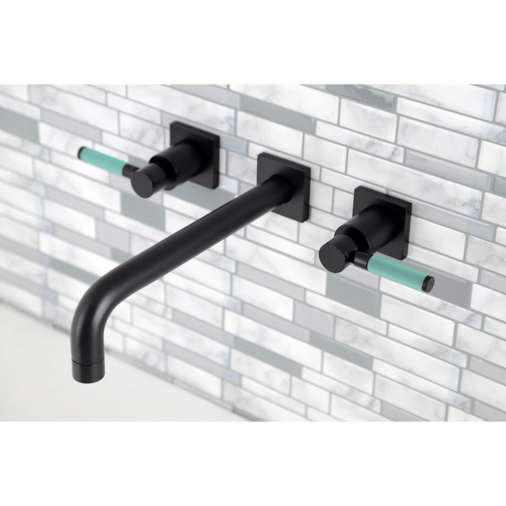 KS6020DKL Wall Mount Tub Faucet, Matte Black