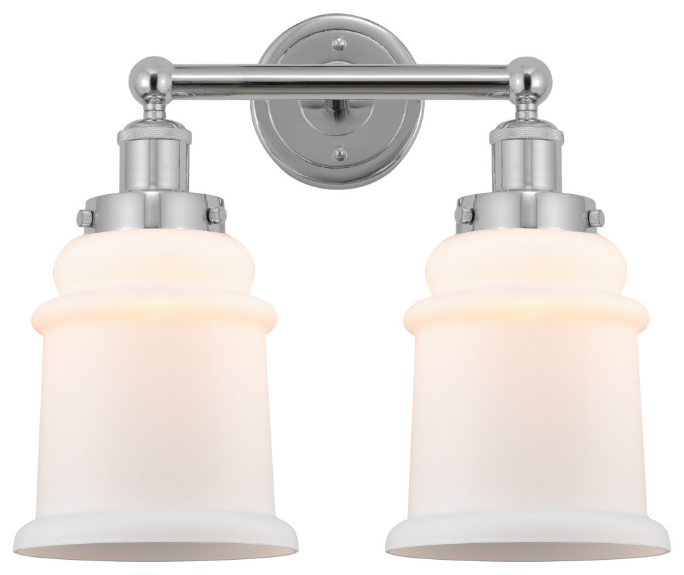 Innovations 616-2W-PC-G181 Canton 2 Light Bath Vanity Light, Polished Chrome