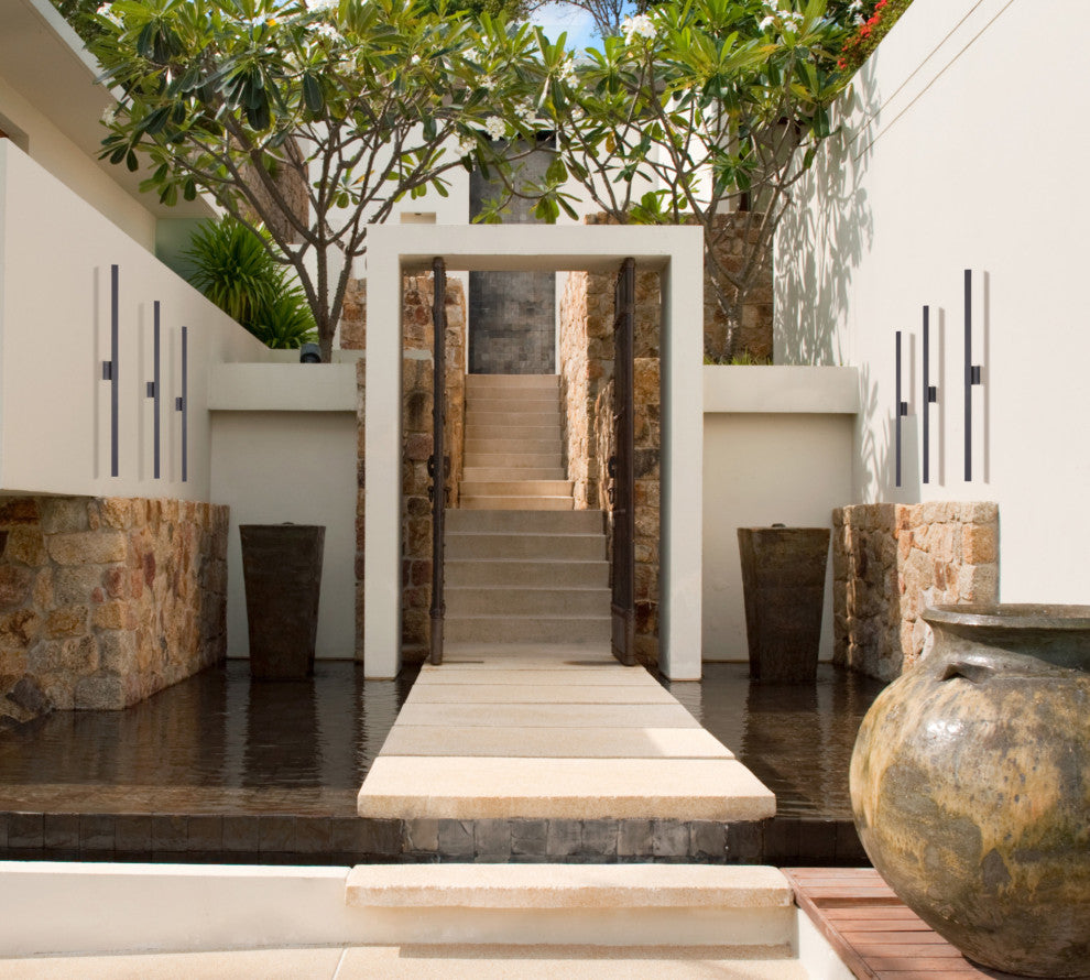 ET2 E41344 Alumilux 51" Tall LED Outdoor Wall Sconce - Satin Aluminum