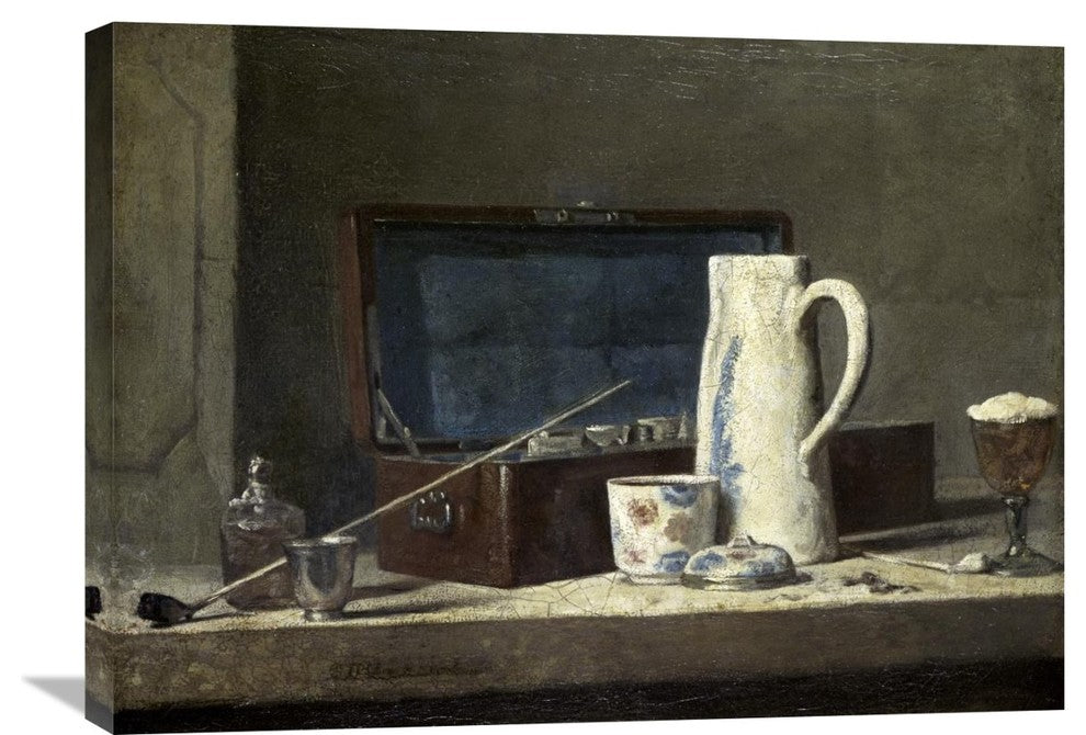 "Smoking Kit With a Drinking Pot" Artwork, 30"x21"