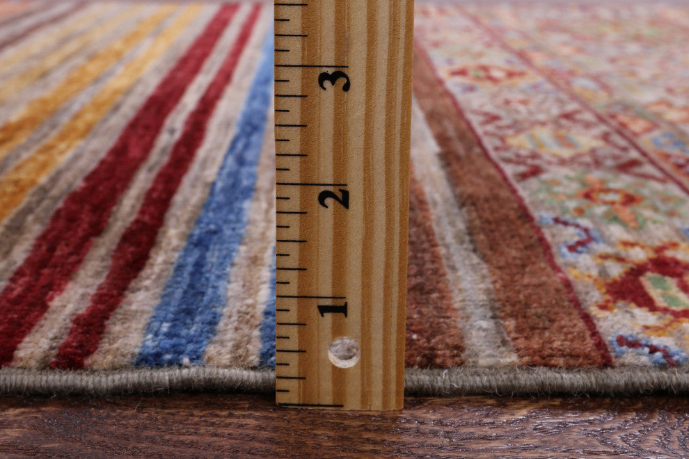 2' 7" X 3' 10" Khorjin Super Kazak Hand Knotted Wool Rug Q7478