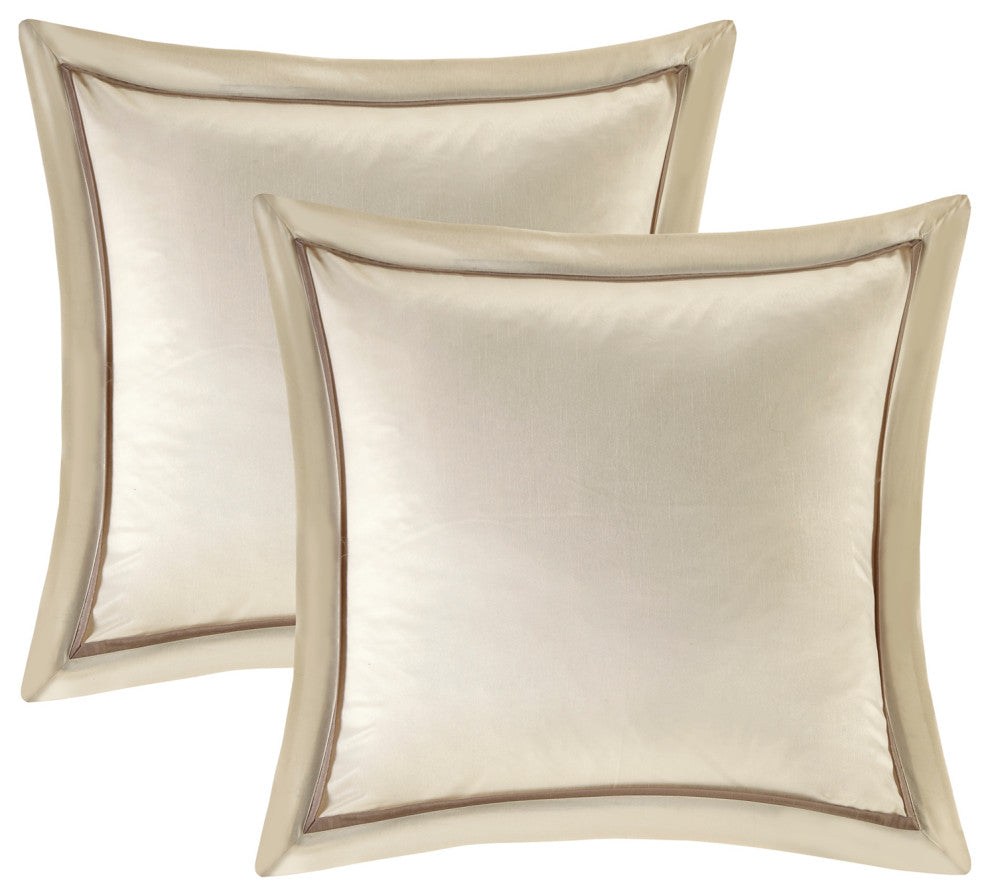 Madison Park Essentials Joella 24 Piece Room, a Bag, Ivory