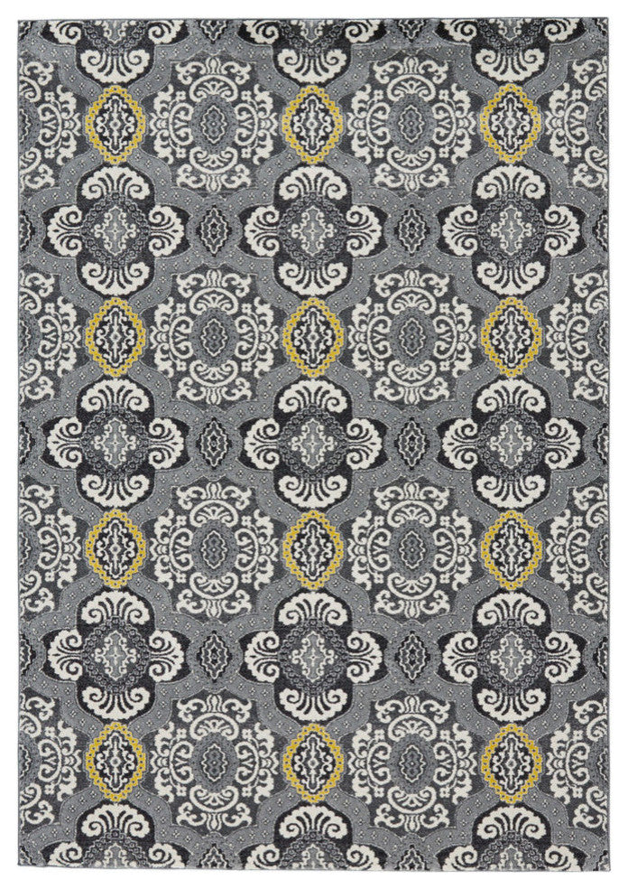Weave & Wander Milania Rug, Fog, 10'x13'2"