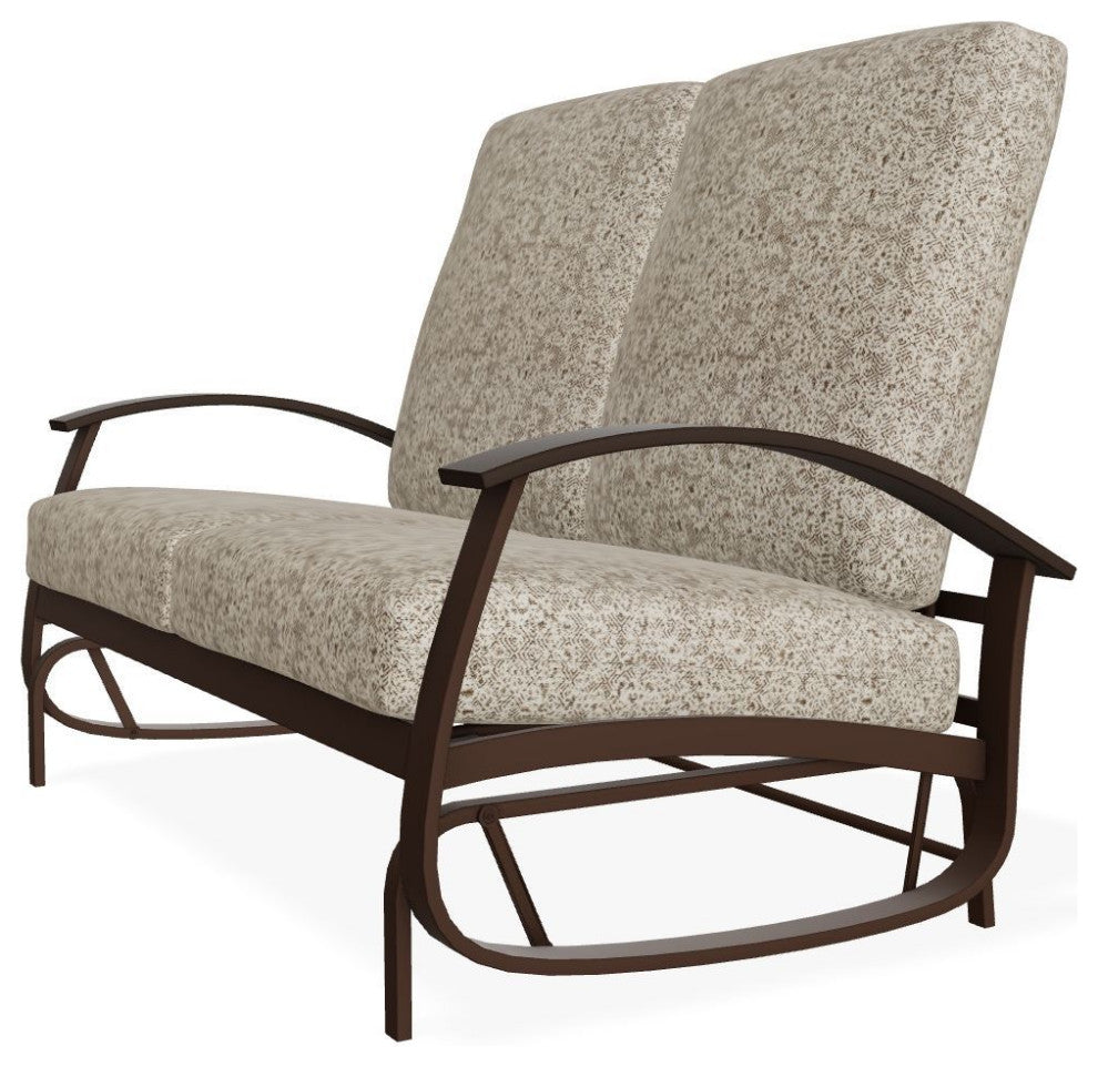 Belle Isle Cushion Deep Seating 2-Seat Glider, Restore Sparrow/Kona