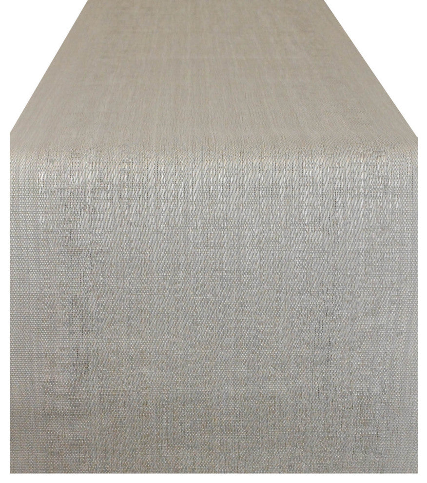 DII Space-Dyed Gray Pvc Table Runner