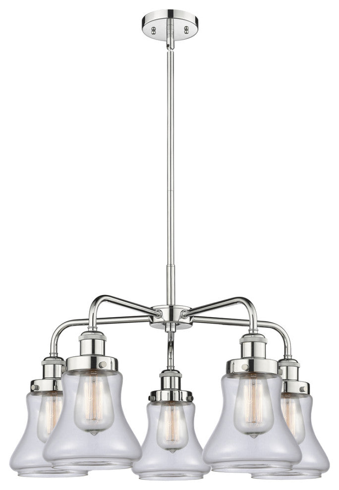 Innovations Bellmont 5 24" Chandelier Polished Chrome