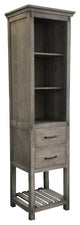 Rustic Fir Side Cabinet, Gray, Driftwood, 79"