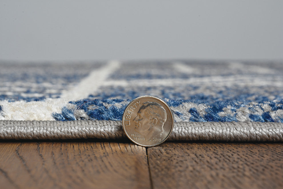 KAS Lucia 2774 Blue Dimensions Area Rug, 5'3"x7'7"