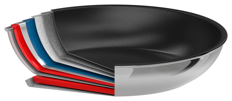 2 Qt. Cristel Castel'Pro  Non-Stick Saute-Pan, 2.0qt