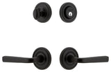 Ageless Iron Loch Rosette Combo Pack Lance Lever, Black Iron