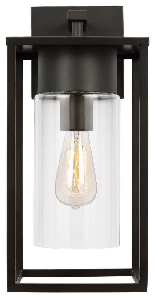 Visual Comfort Studio Vado One Light Outdoor Wall Lantern, Antique Bronze