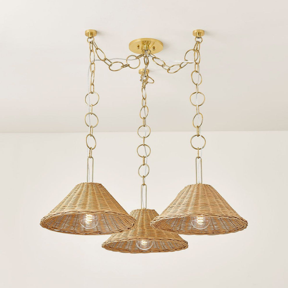 Mitzi Dalia Chandelier Aged Brass