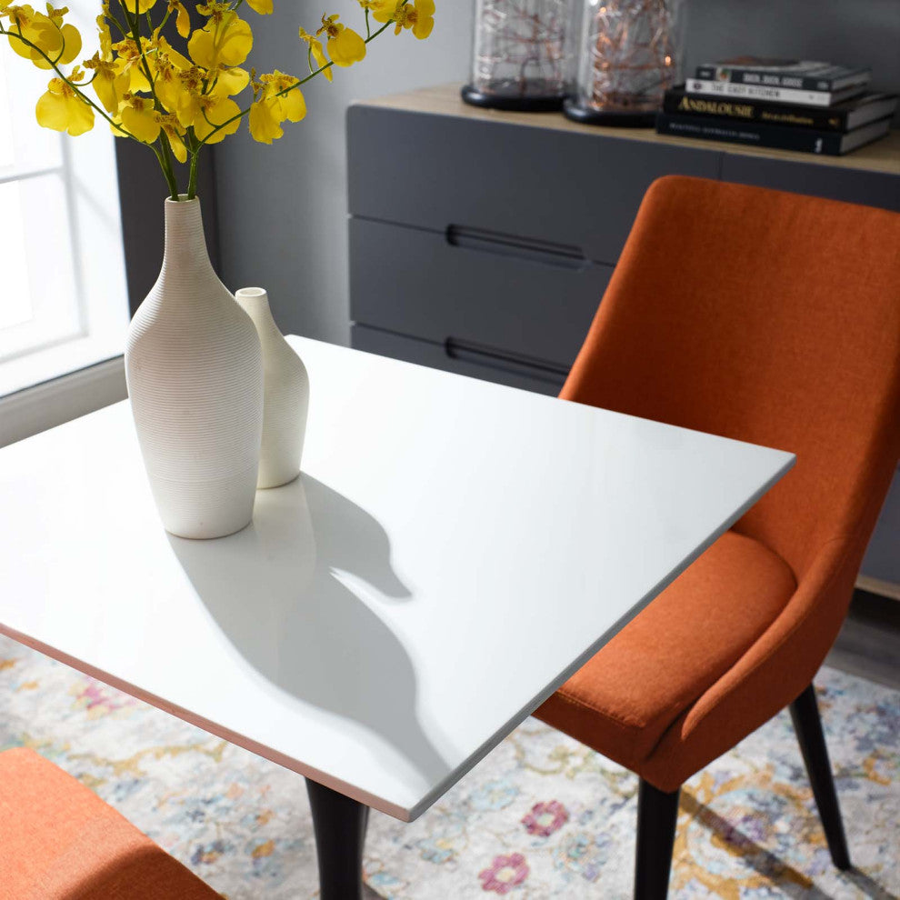 Modway Lippa 24" Square Wood Top dining table