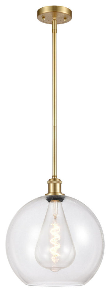 Innovations 516-1S-SG-G122-12-LED 1-Light Mini Pendant, Satin Gold