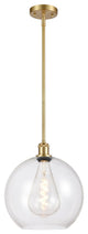 Innovations 516-1S-SG-G122-12-LED 1-Light Mini Pendant, Satin Gold
