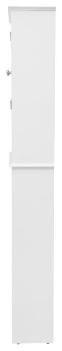 Dune Farmhouse Over the Toilet Bathroom Storage Cabinet, White