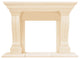 Chateau Series Jordana Cast Stone Fireplace Mantel