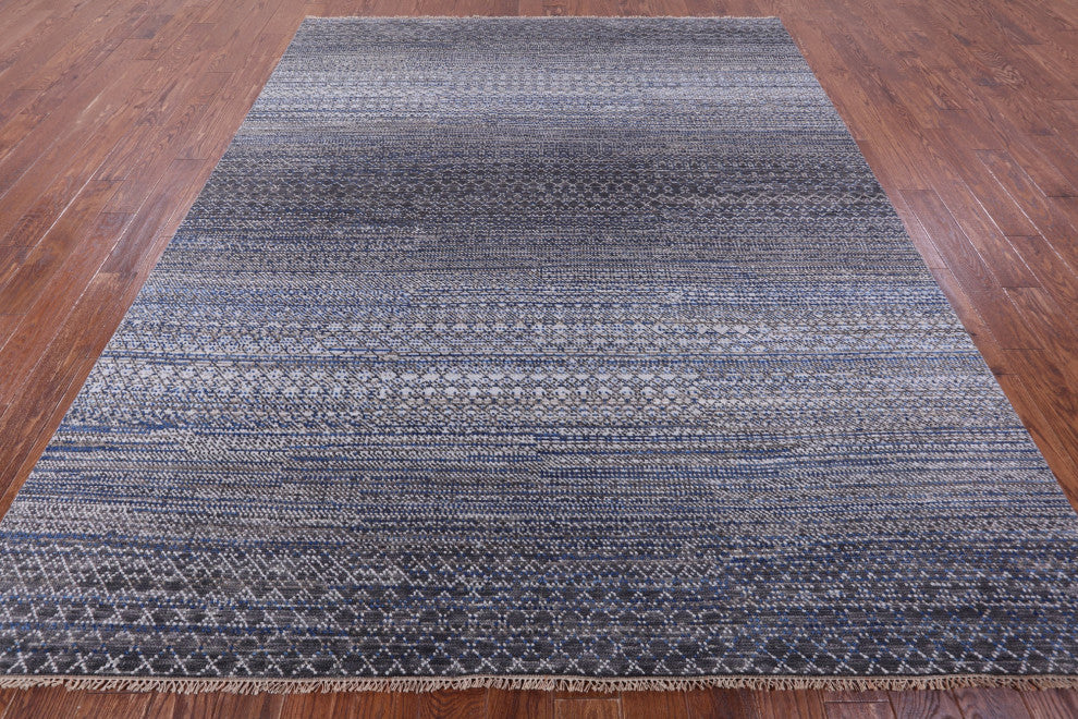 Savannah Grass Handmade Wool Rug 8' 0" X 9' 10" - Q13409