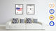 Massachusetts State Flag Canvas, 28"x37"
