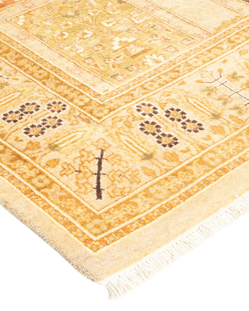 Bareilly, One-of-a-Kind Hand-Knotted Area Rug Ivory, 3'0"x9'2"