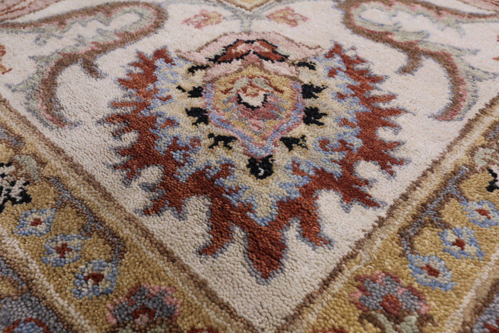 Handmade Persian Tabriz Wool Rug 7' 10" X 9' 8" Q9016