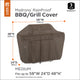 Classic Accessories Madrona RainProof BBQ Grill Cover, Medium