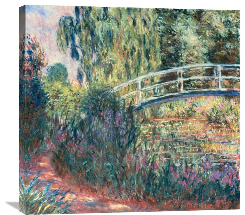 "Le pont japonais: bassin aux nymphas" Artwork, 30"x28"