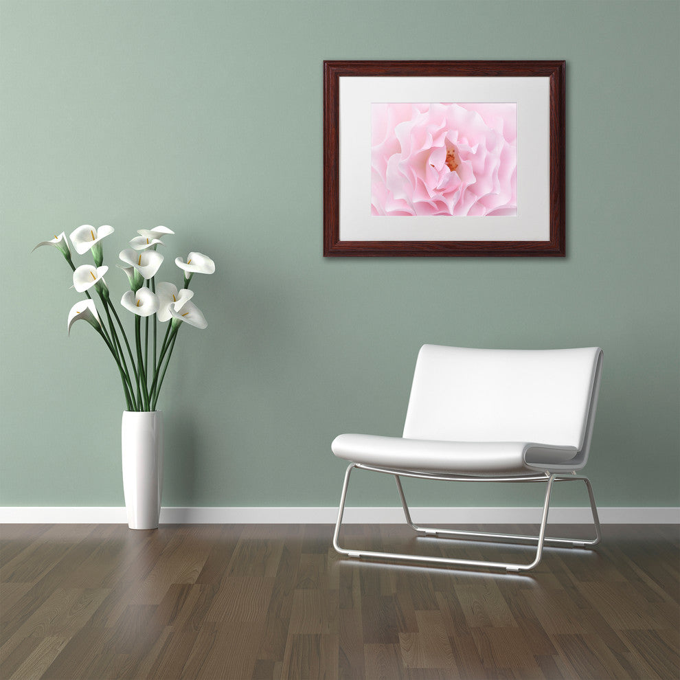 Cora Niele ''Rose Pink Rose'' Matted Framed Art