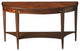 Butler Astor Olive Ash Burl Demilune Console Table