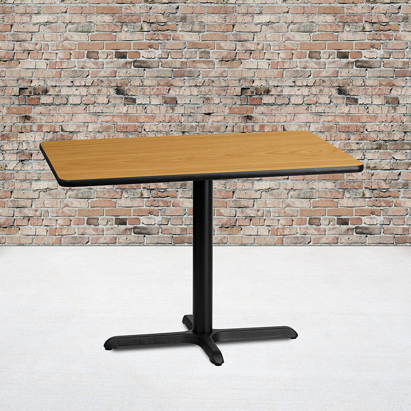 30x42 NA Laminate Table-X-Base