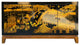 Black Golden Scenery Graphic Sideboard Buffet Console Table Cabinet Hcs7643