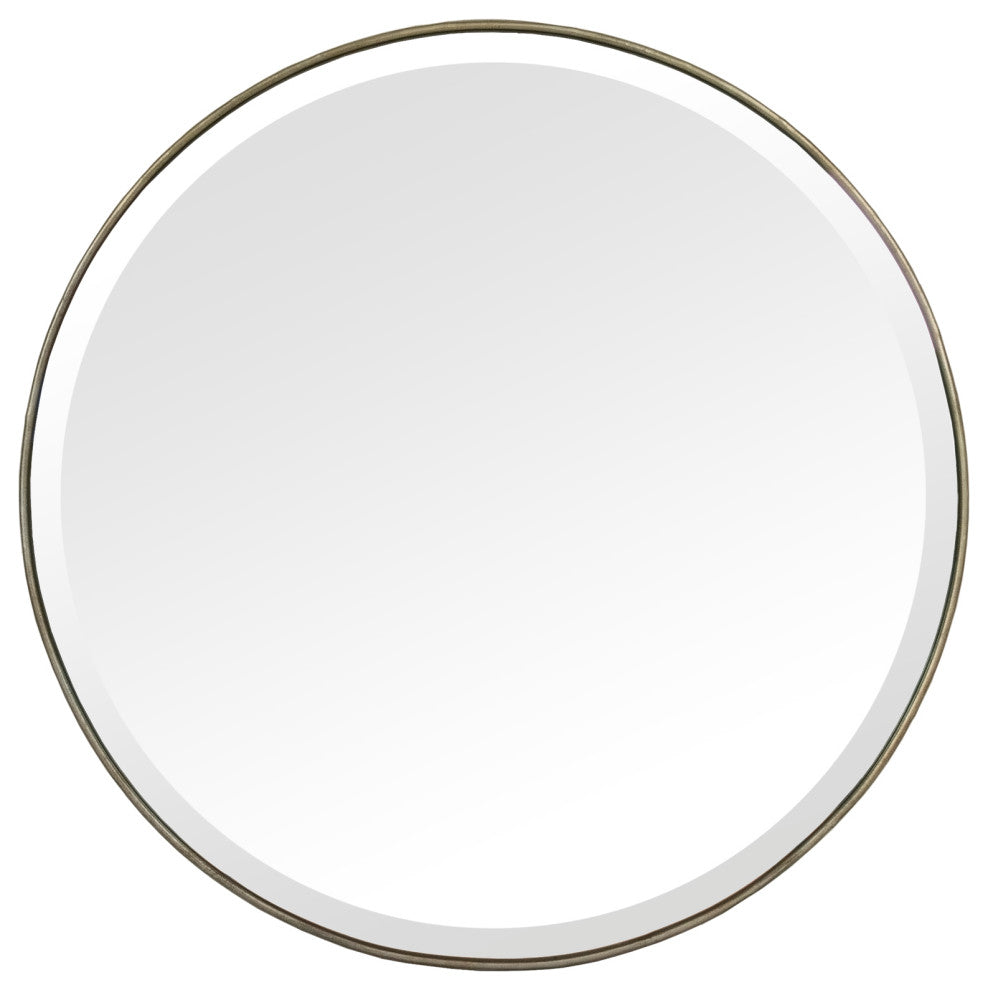 Lacia Mirror, Distressed Gold, 23.5x23.5"