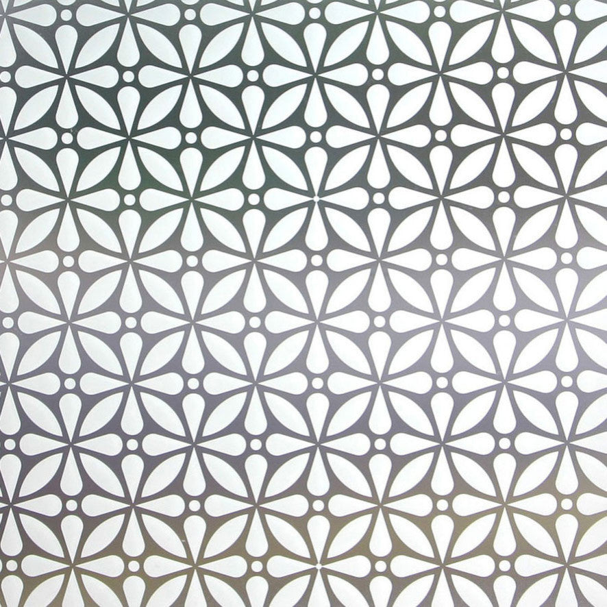 Geo Flora Privacy Film, Large 48"x84"