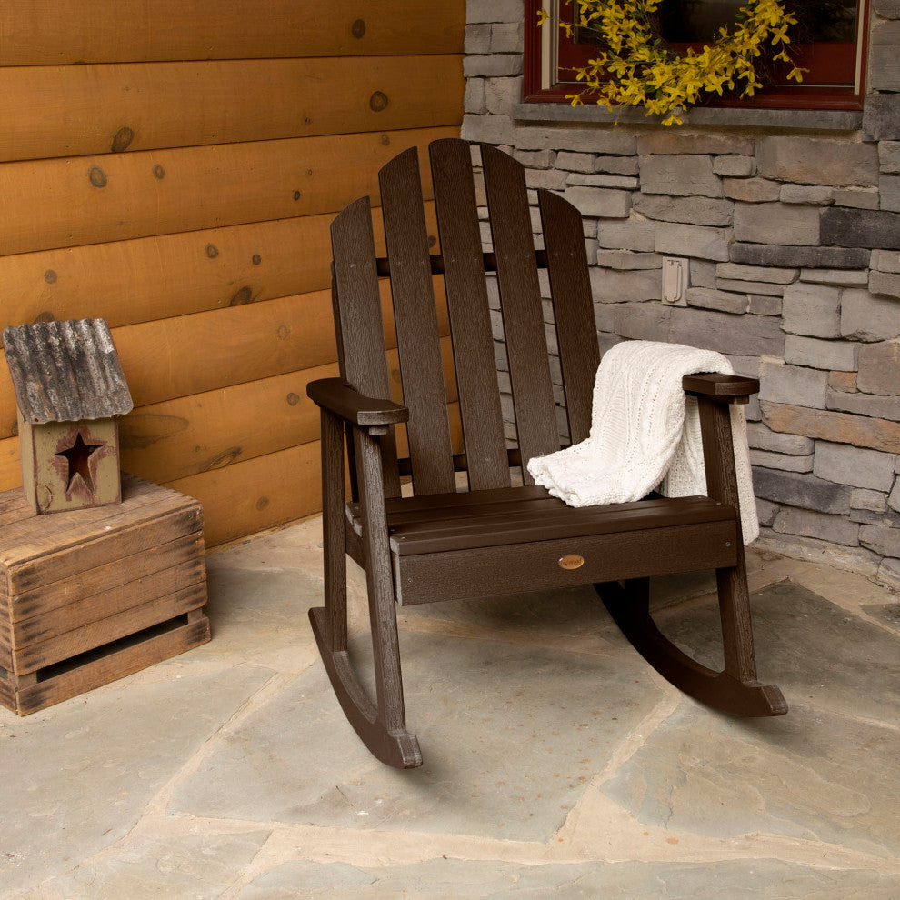 Classic Westport Garden Rocking Chair, Weathered Acorn
