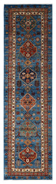 Serapi One-of-a-Kind Hand-Knotted Area Rug Light Blue, 2'9" x 10'0"