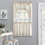 Plaza Stripe 58" x 15" Tailored Valance, Tan