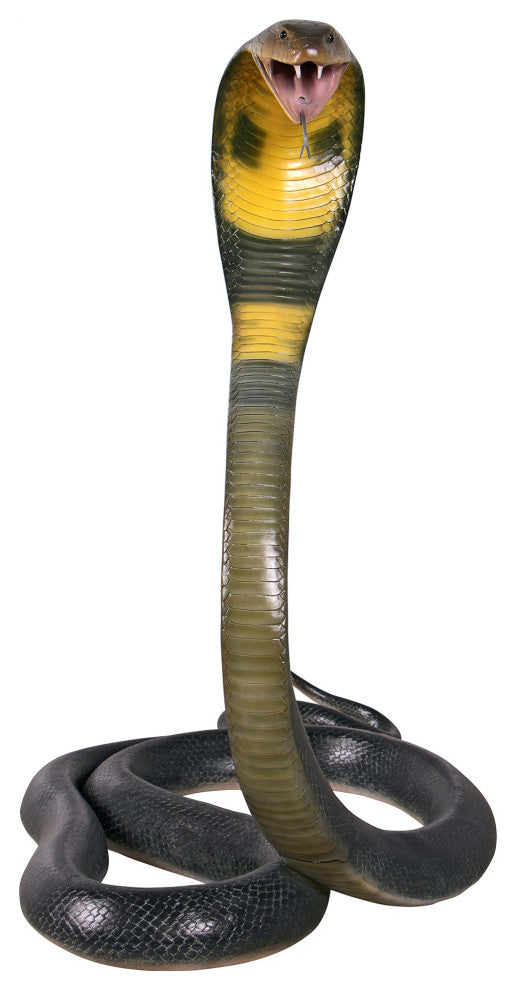 King Cobra Life-Size Snake Statue