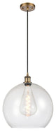 Innovations 516-1P-BB-G124-14-LED 1-Light Pendant, Brushed Brass