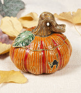 Cloisonne 2-Piece Pumpkin Box Set