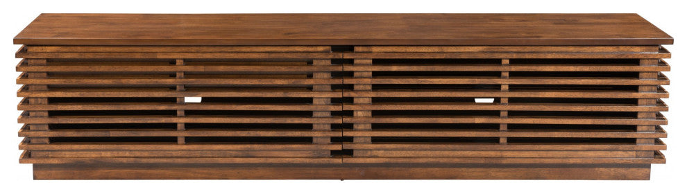 Linea Wide Entertainment Stand Walnut
