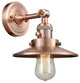 Railroad 1-Light Sconce, Antique Copper, Shade: Antique Copper