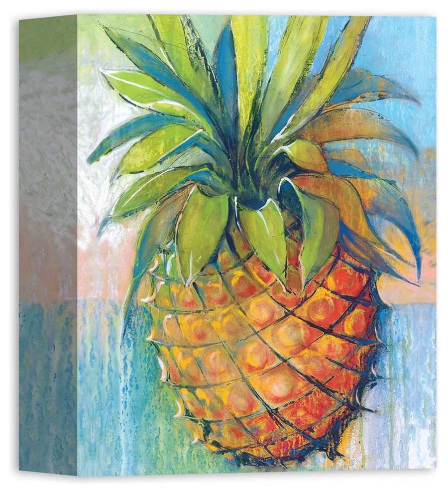 Tropical Pineapple 8x10 Canvas Wall Art
