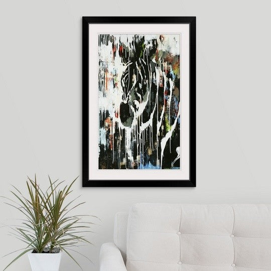 "Natural Selection" Black Framed Art Print, 28"x38"x1"