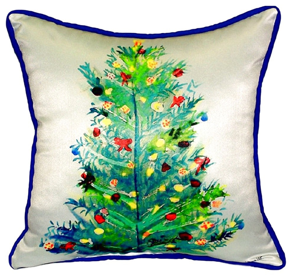 Christmas Tree Small Indoor/Outdoor Pillow 11x14 - Set of Two