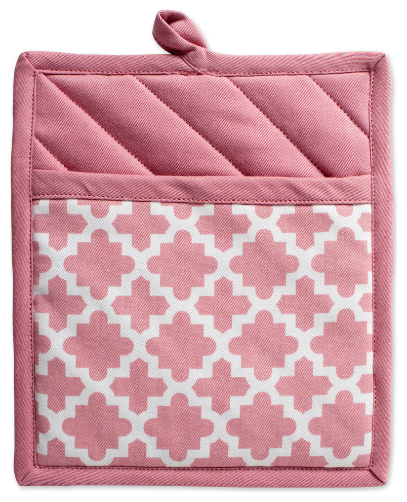 DII Rose Lattice Pot Holder, Set of 2