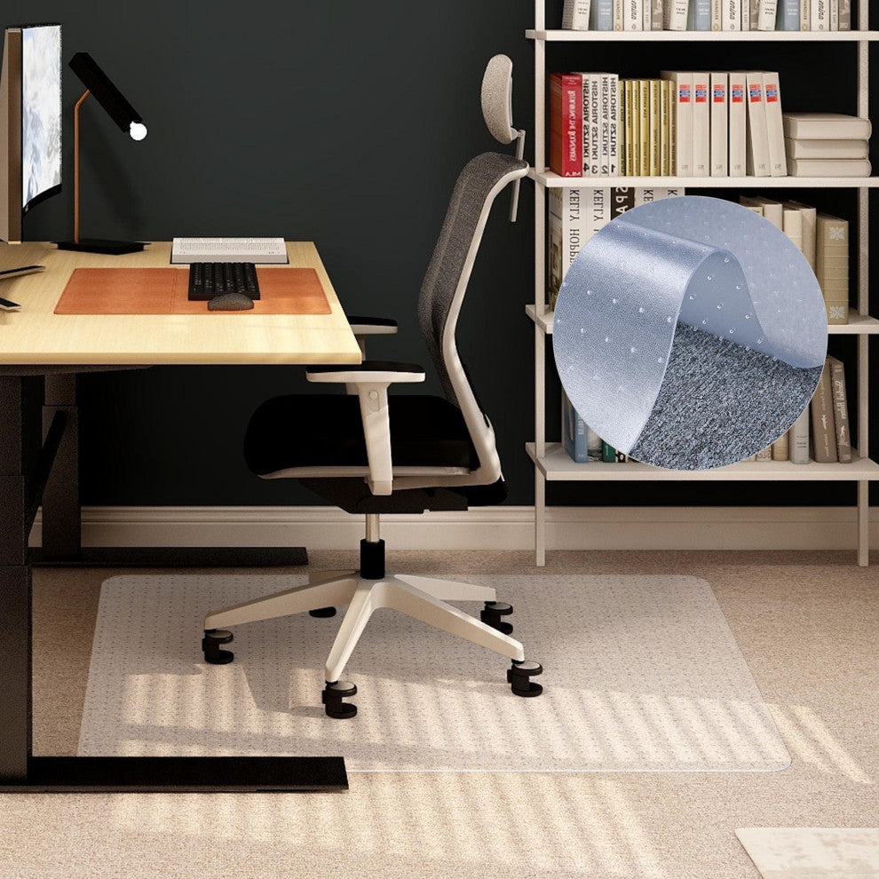 Yescom PVC Floor Mats for Carpet Rectangle 48"x36" Office Desk Chair Mat